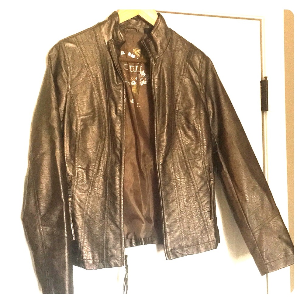 Brown Metallic Jacket - image 1